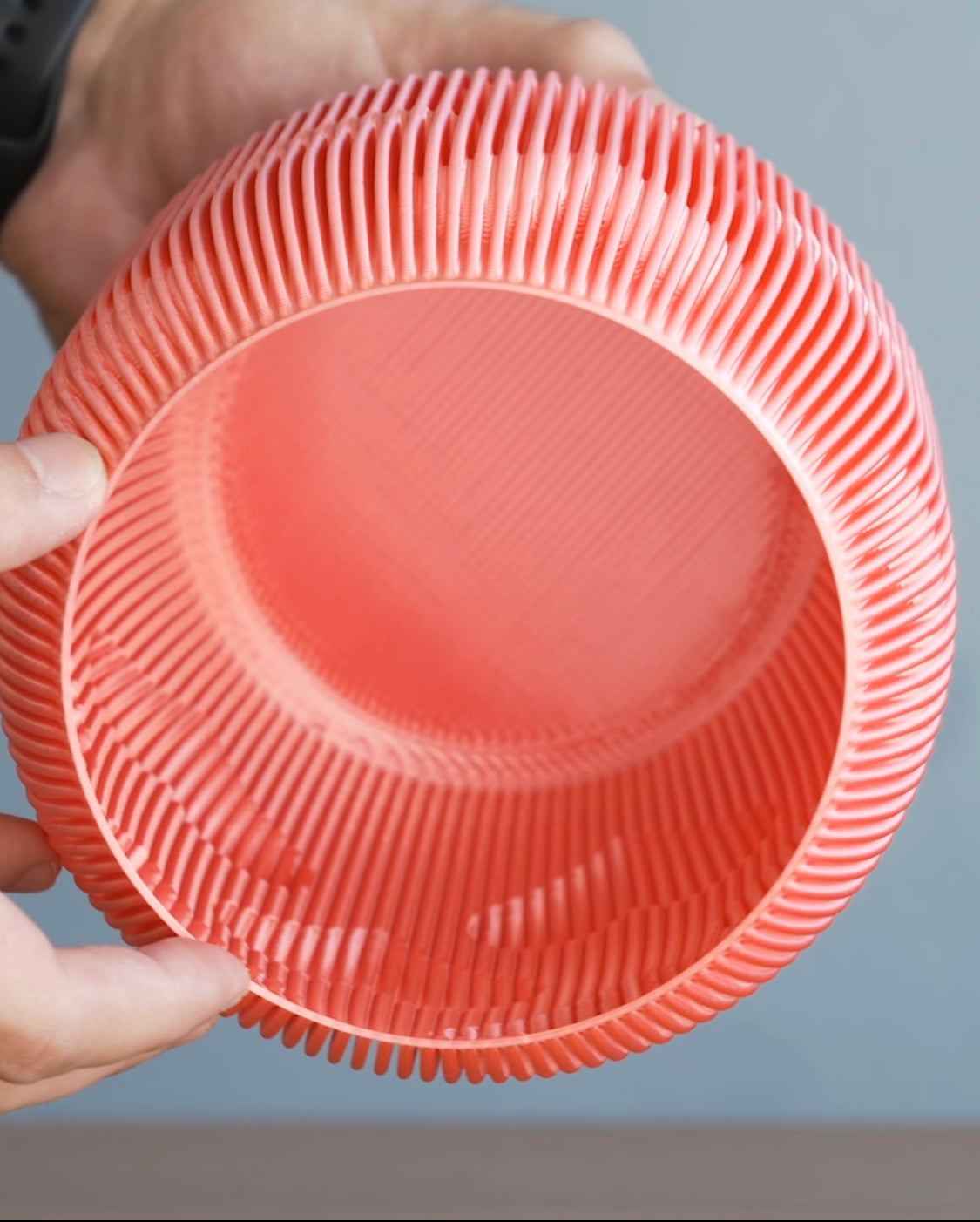 3-D printed heart vase