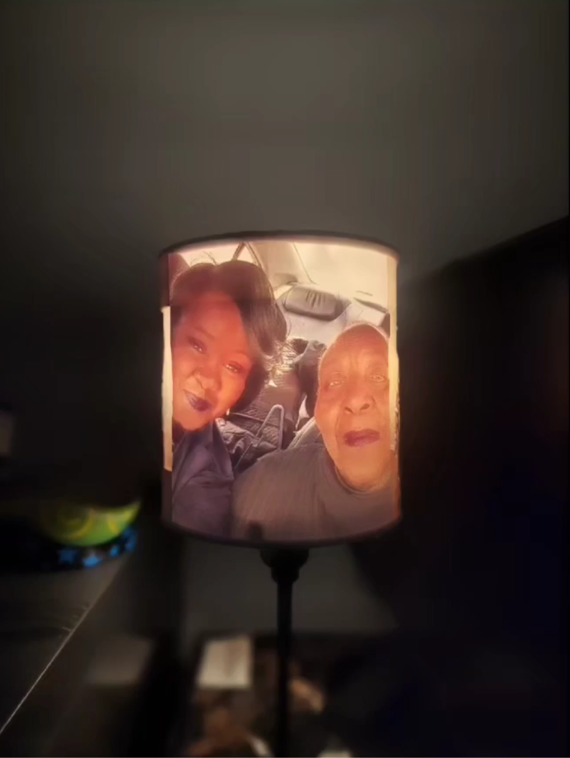 Customized 3-D printed night lamp