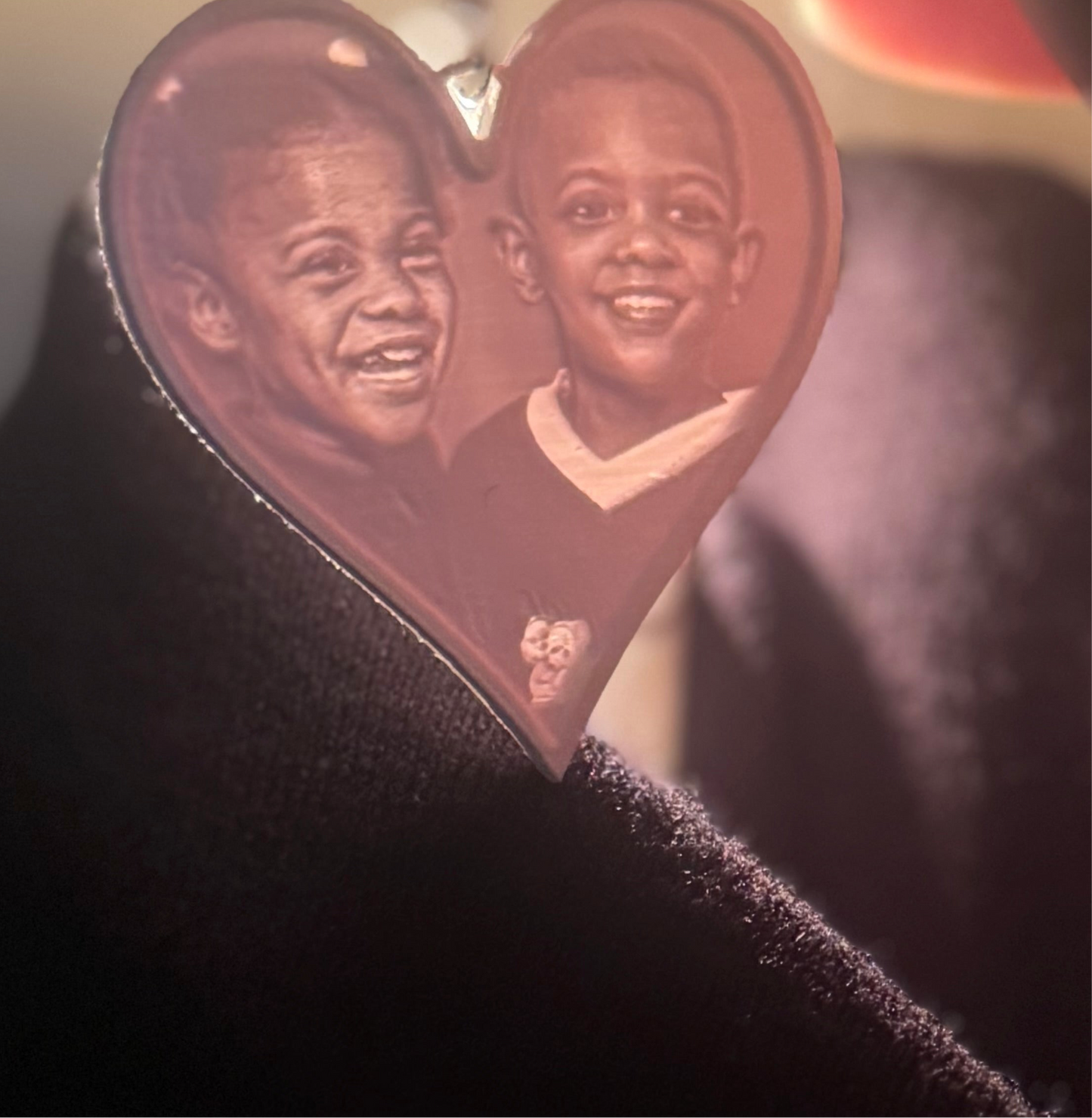 Personalized heart keychain (please read description)