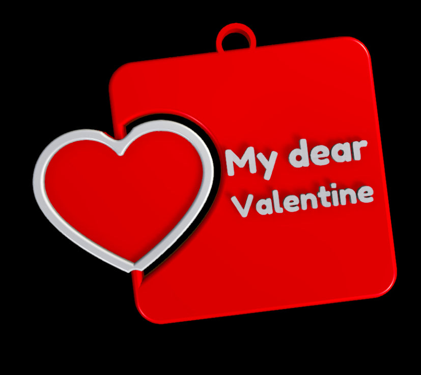 3-D printed Valentine’s Day gift tags(please read description)