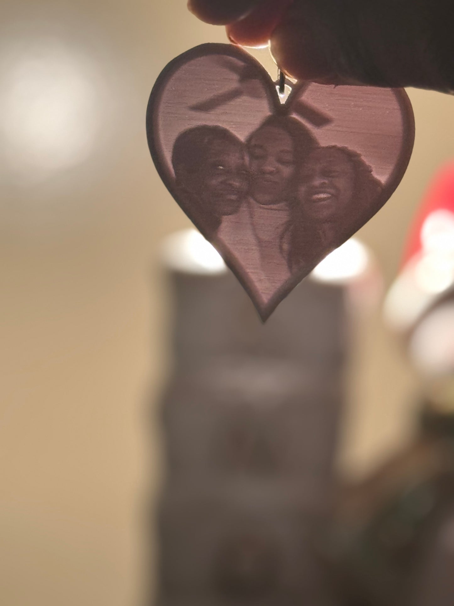 Personalized heart keychain (please read description)
