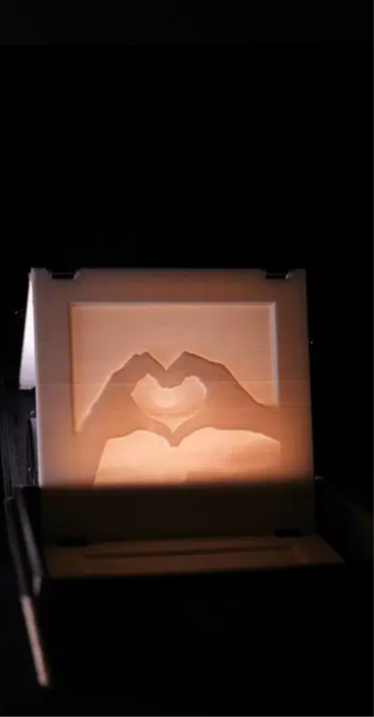 Personalized 3-D  printed Picture box (please read description)