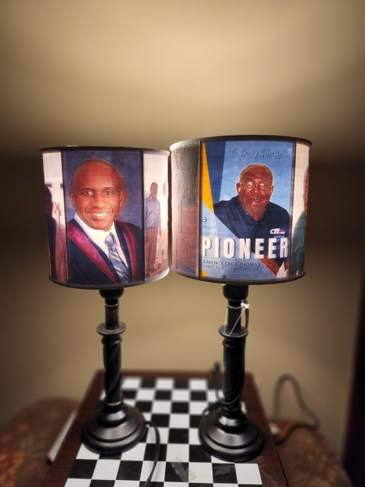 Customized 3-D printed night lamp